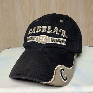 Cabela's Foremost Outfitter Slideback Hat Black One Size Adjustable